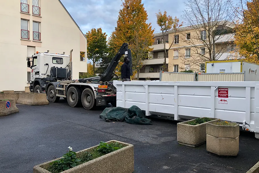 Location benne gravats Essonne