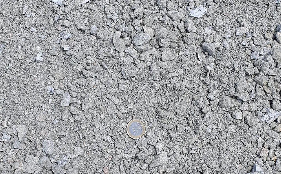 Grave béton concassé