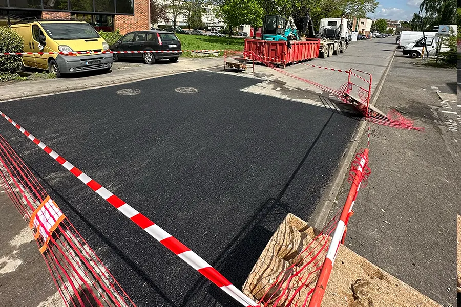 Compactage et fondation routière à Arpajon