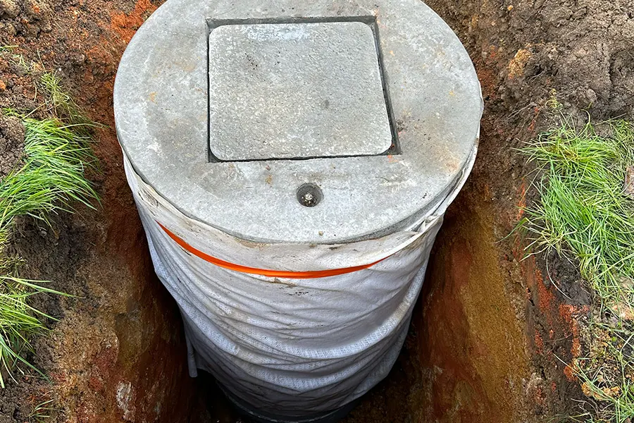 Travaux d'assainissement à Saint-Germain-lès-Arpajon