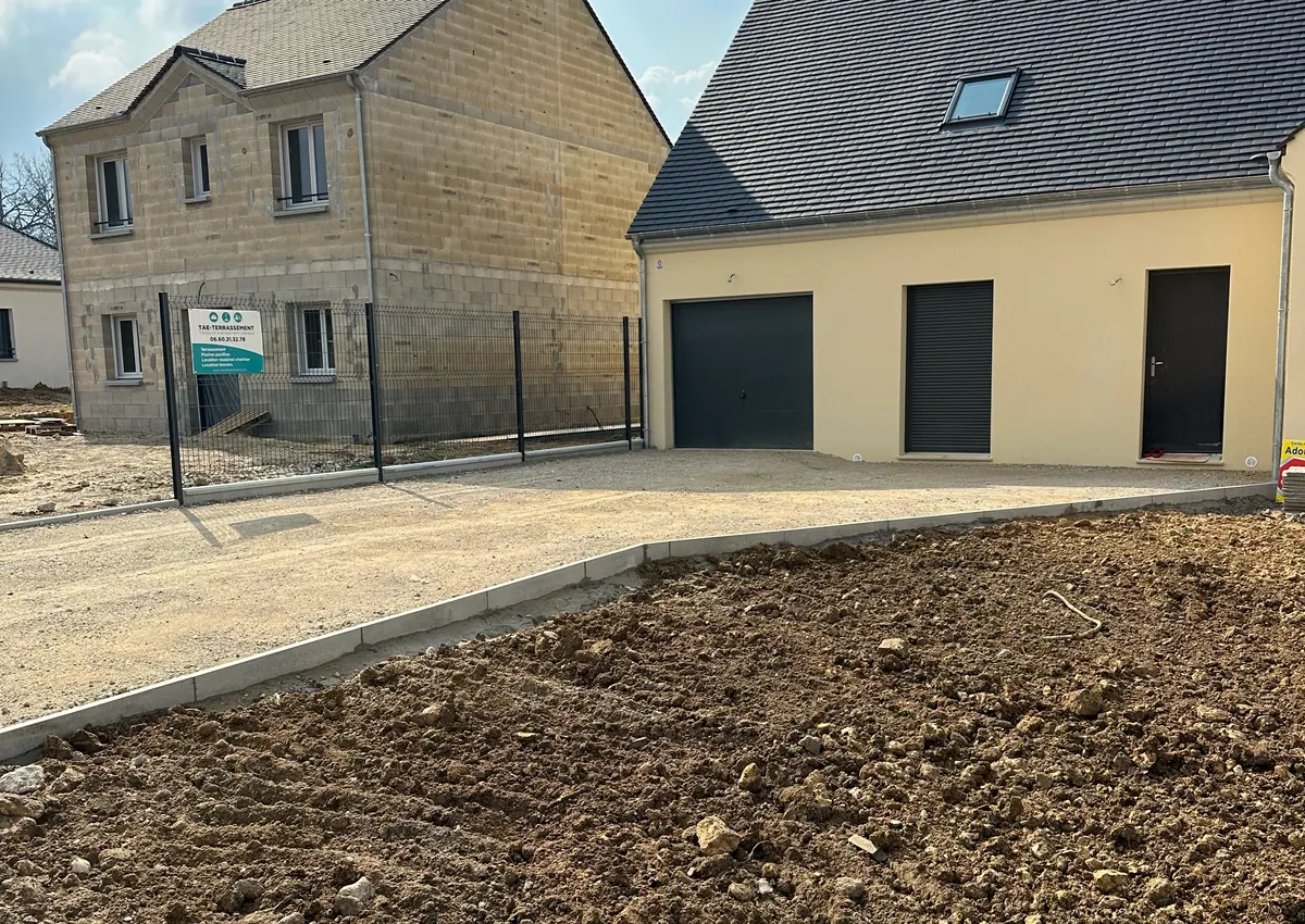 Équipe de terrassement professionnelle