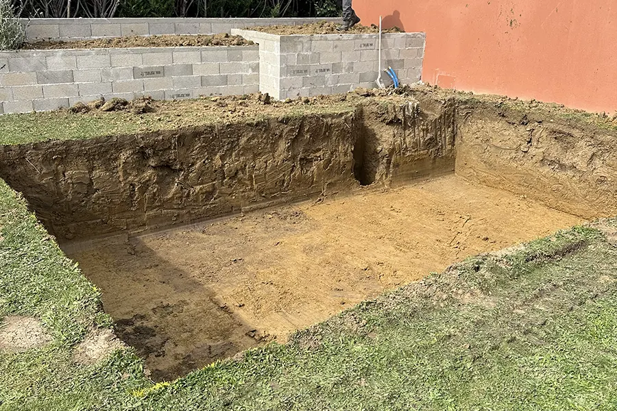 Terrassement pour piscine